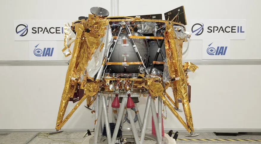 Beresheet spacecraft before launch