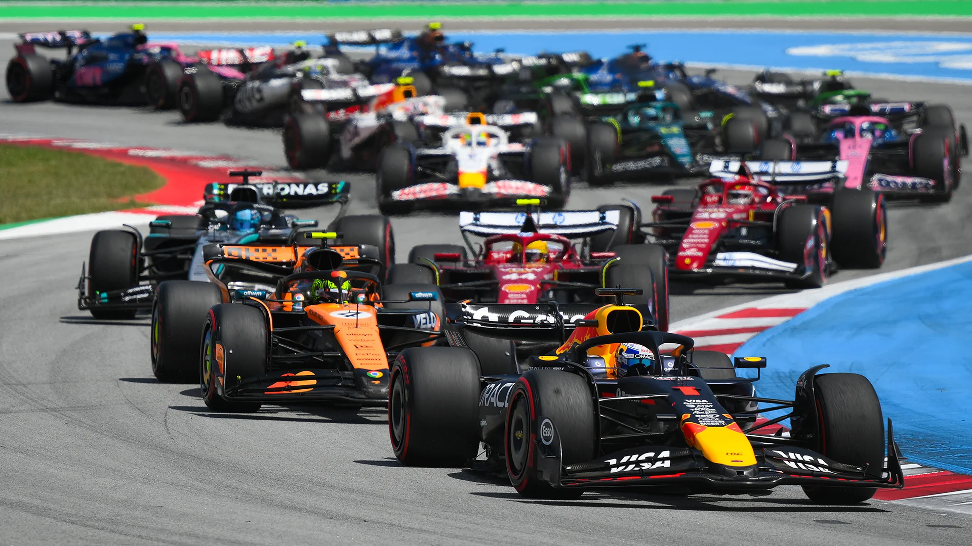 2025 Formula 1 race start at Barcelona